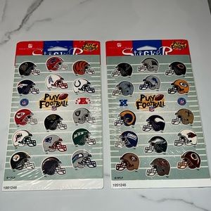 american greetings nfl football teams stickers new